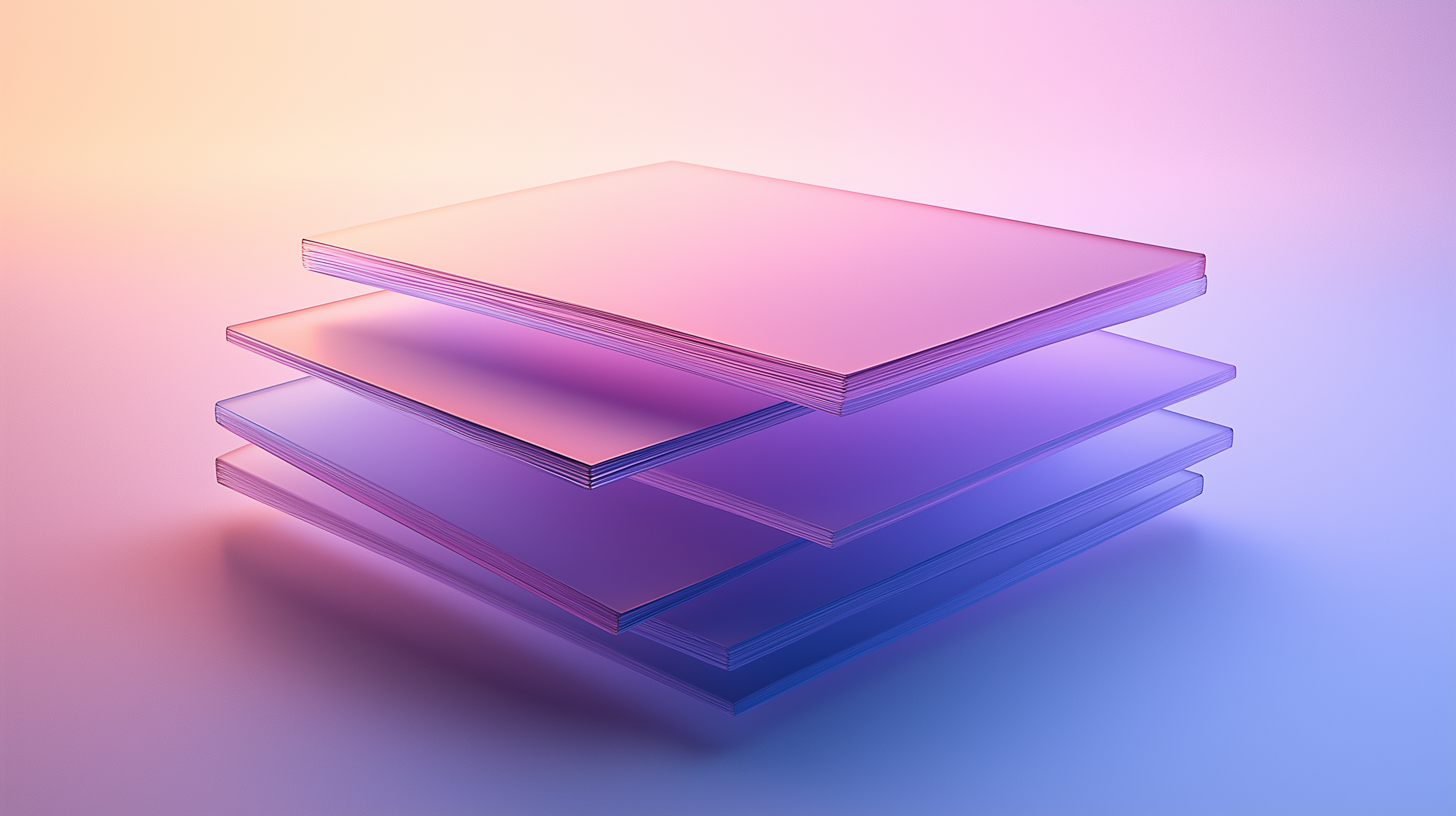 Stacked translucent layers representing activation infrastructure