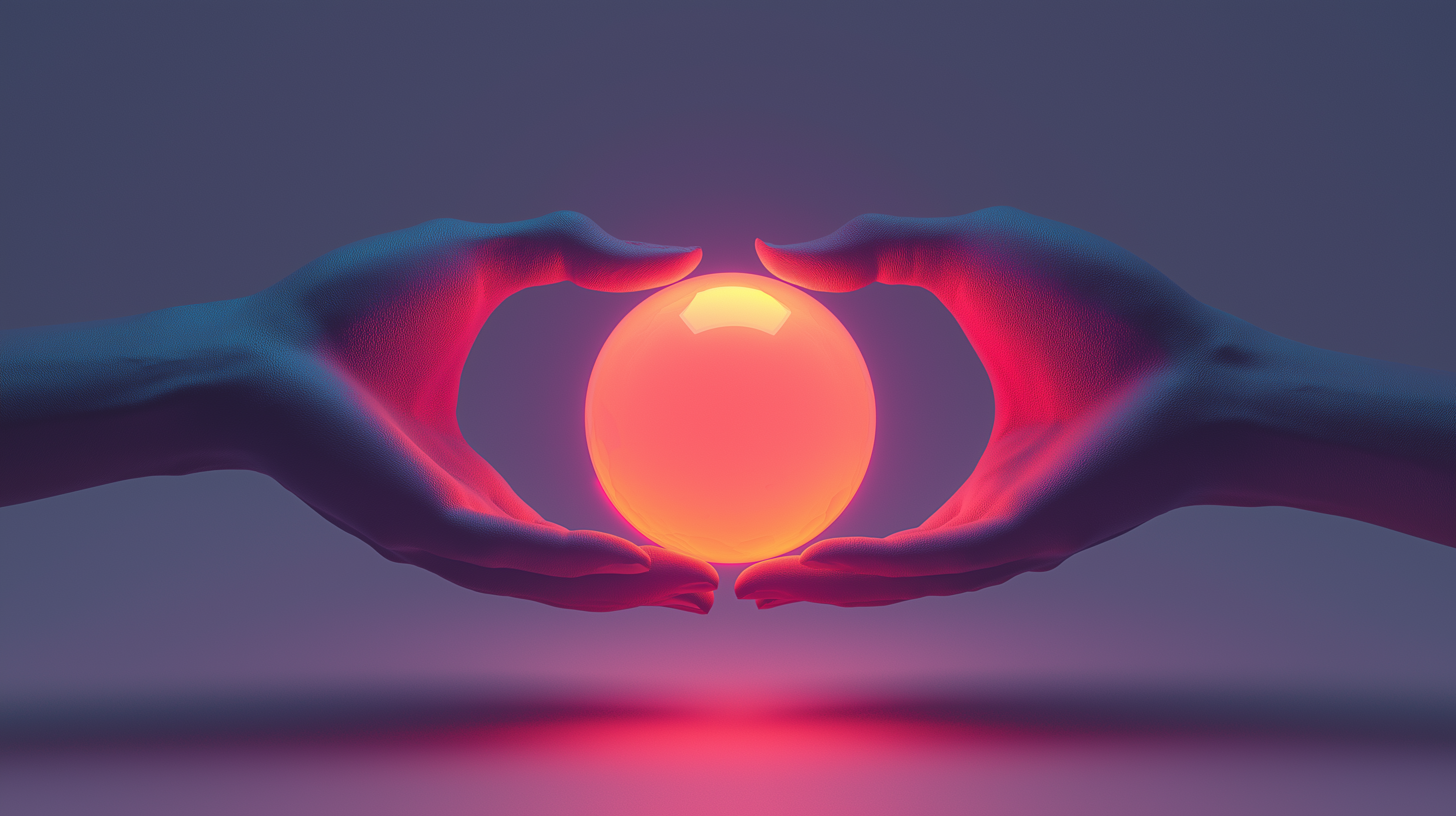 Hands holding glowing orb representing individual-level payouts