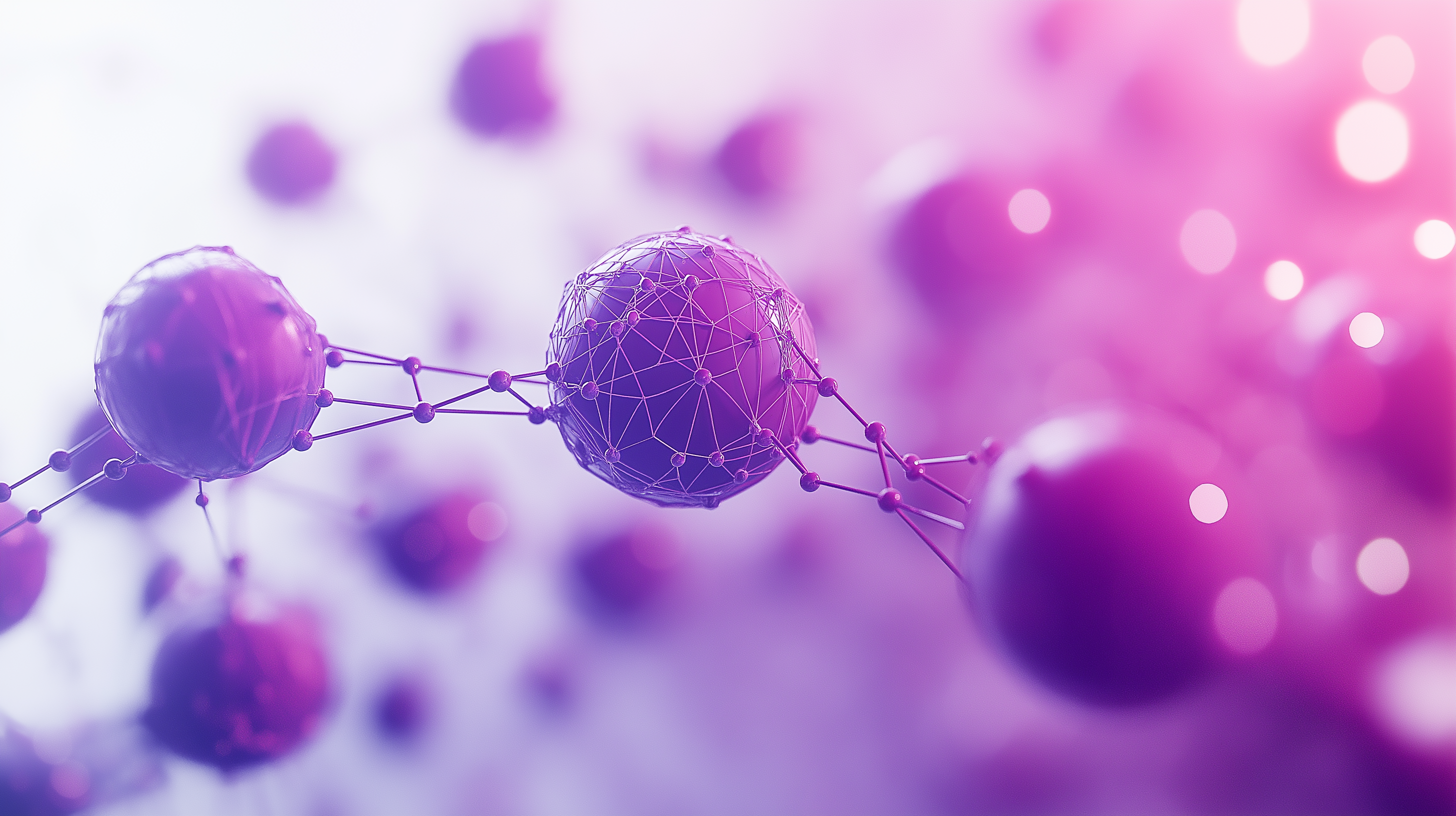 Network of connected spheres representing partner activation tools
